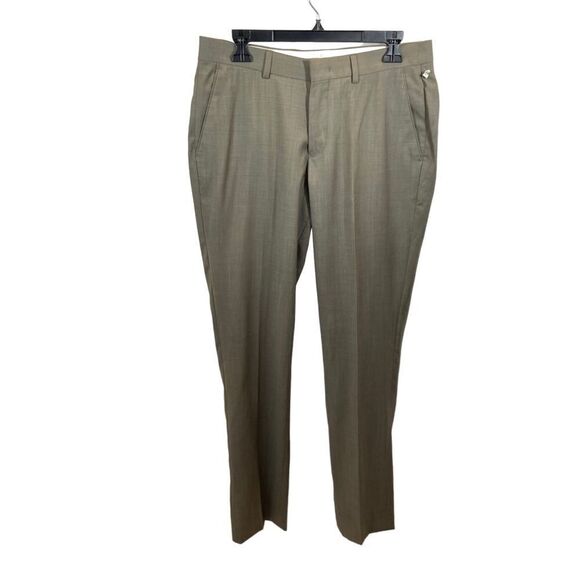 Brand New With Tags Azzaro Brand 100% Wool Super 120 Pants See Measurements - Picture 7 of 12